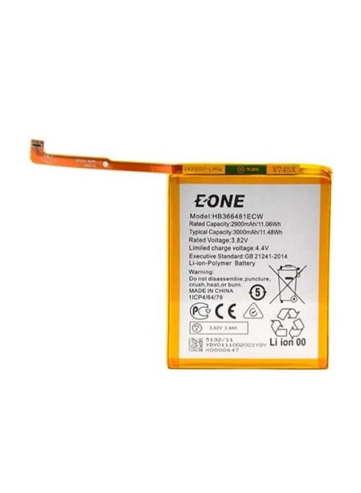 EONE Battery for Huawei P 9 3750 mAh HB366481ECW - Image 1