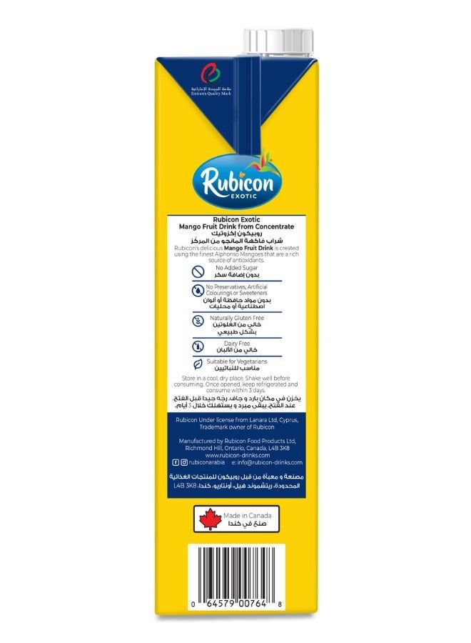 Rubicon Mango No Added Sugar Juice 1L - Image 4