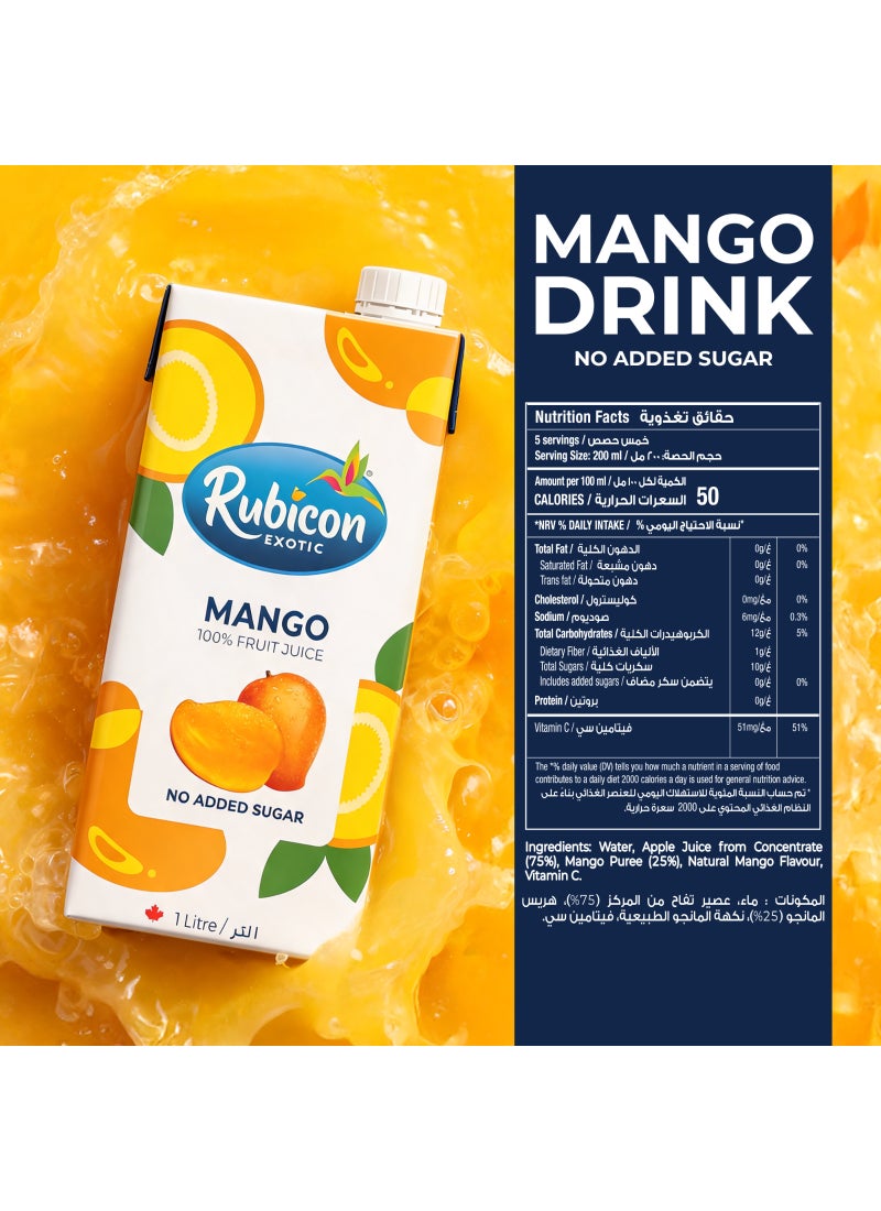 Rubicon عصير مانجو بدون سكر مضاف - Image 4