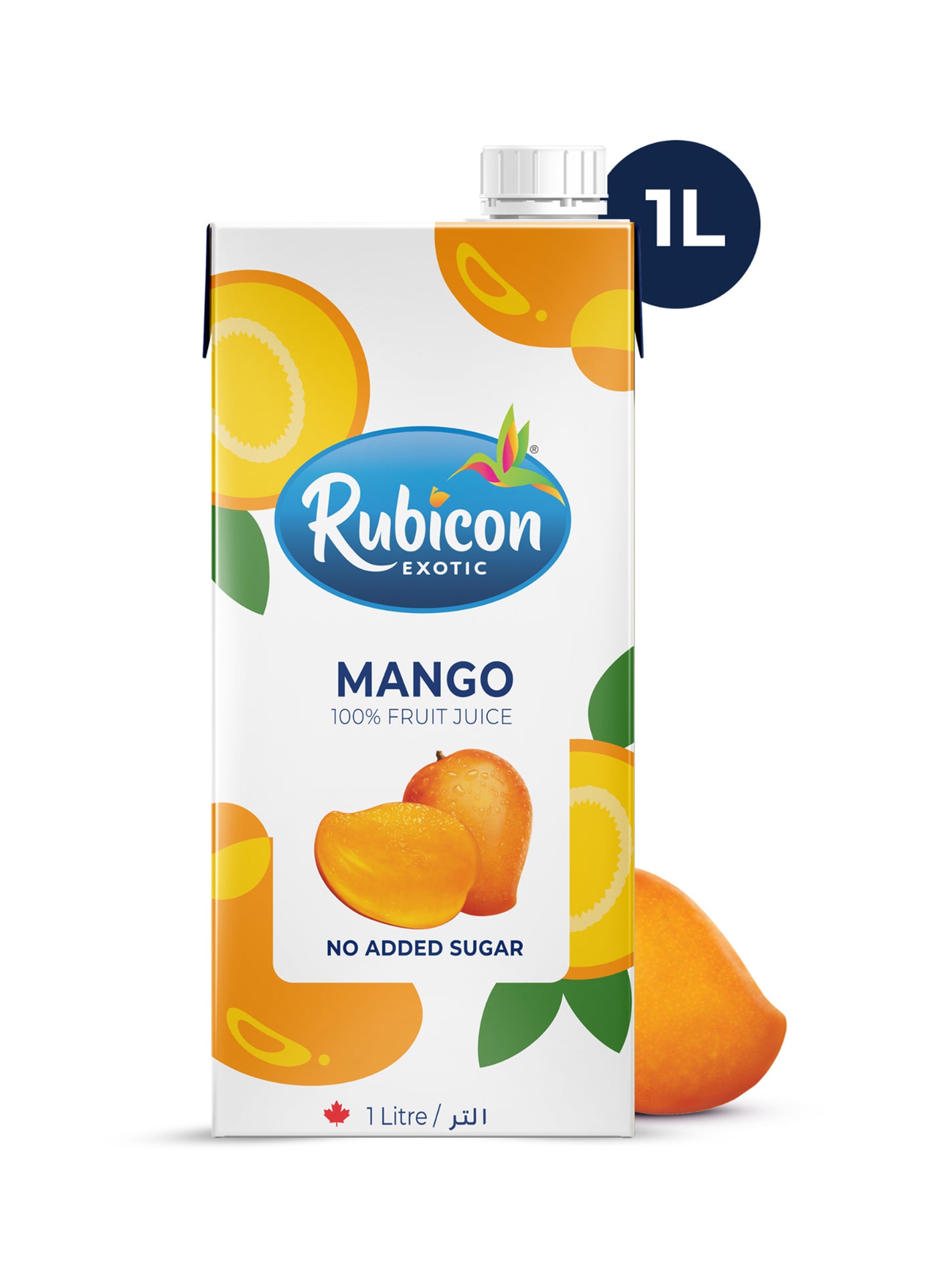 Rubicon Mango Fruit Juice, With Vitamin C, No Added Sugar