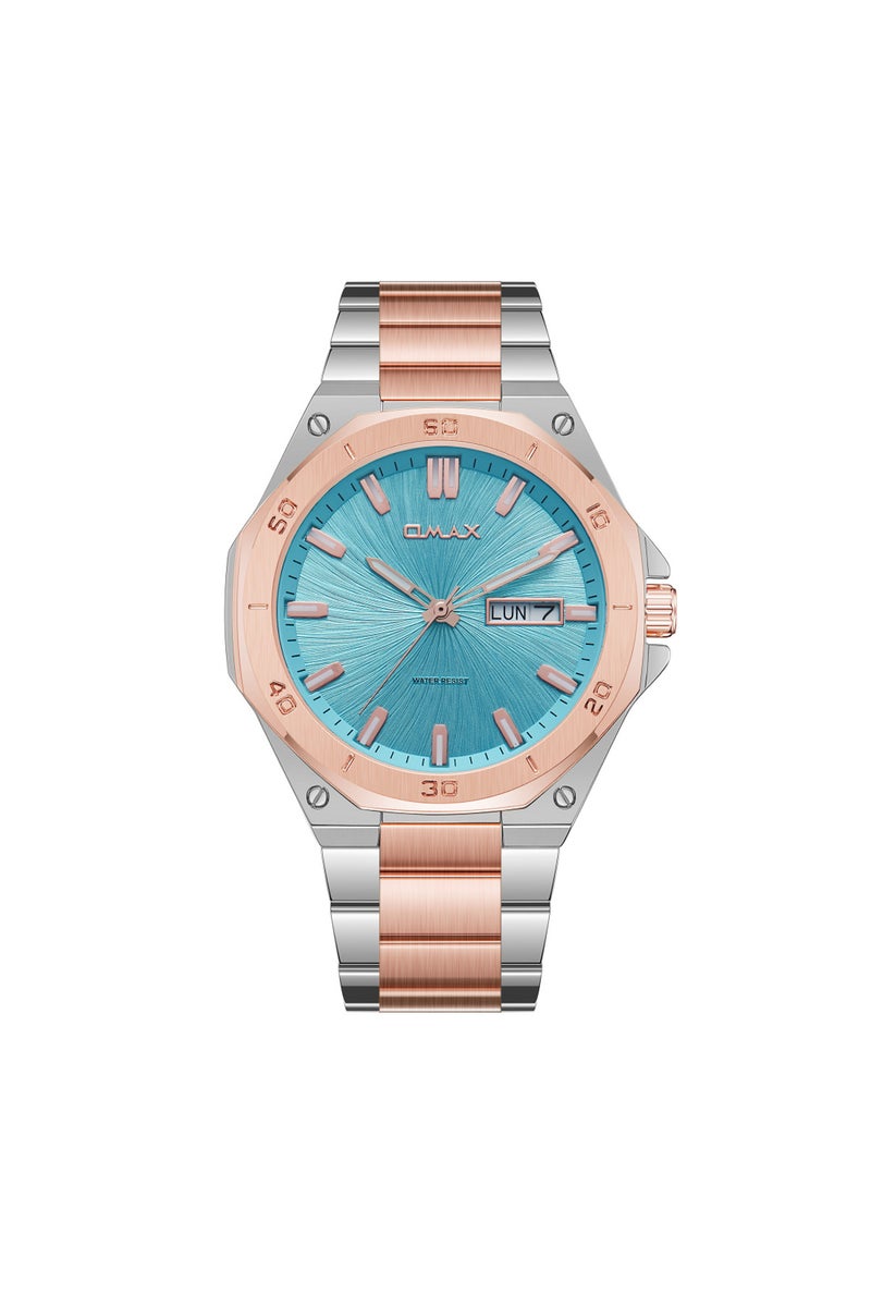 OMAX Men's Wrist-Watch | Analog | Stainless Steel Band | Elegant Design - Image 1