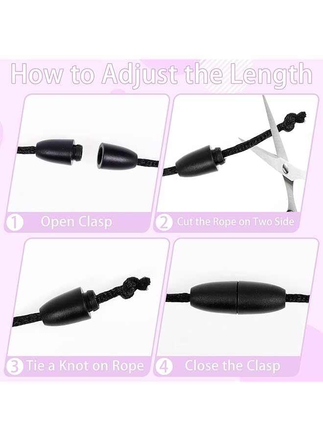 أكس سبرينج حامل شارة الهوية من الجلد الصناعي مع حبل قابل للسحب وحلقة مفاتيح وحامل شارة مع حبل أمان قابل للفصل وبكرات شارة للمعلمين والطلاب في المكاتب - Image 4