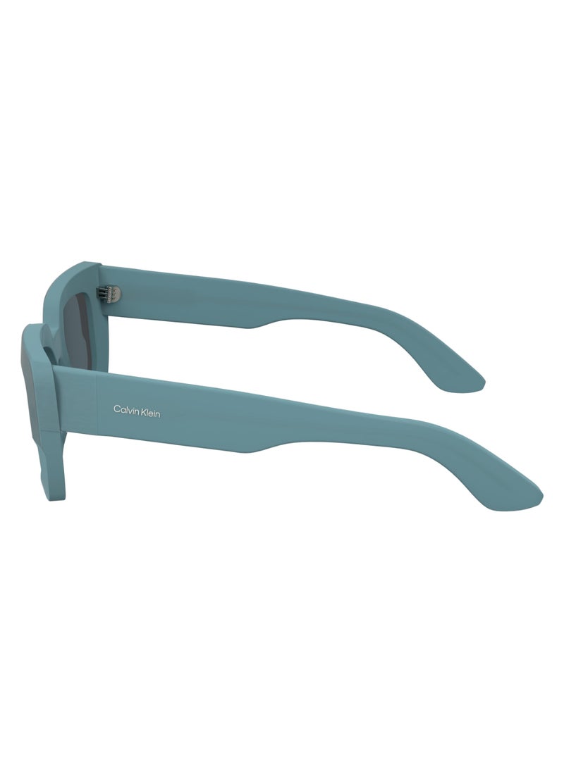 CALVIN KLEIN FULL RIM BIO ACETATE-M49 ACETATE CALVIN KLEIN SUN CK24512S 5120 (413) AZURE  - Image 4