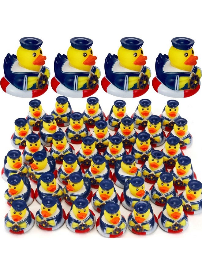 Jerify 12 Pcs Cruise Ships Rubber Ducks 2 Inch Nautical Sailing Rubber Cruise Ship Ducks Bulk for Party Gift Classroom Bath Carnival Pool - Image 1