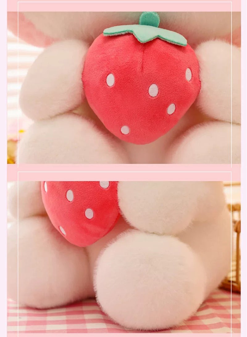 سانريو 28 سنتيمتر الكرتون الوردي الفراولة لحن أفخم دمية أفخم لعبة غرفة الديكور دمية ناعمة مناسبة لهدايا الأطفال هدايا الحفلات - Image 2