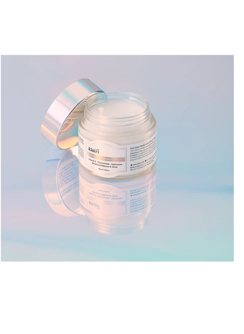 Klairs - Freshly Juiced Vitamin E Mask, Moisturizer, Boost the Effect Viatmin C, Niacinamide, Adenosine, 90ml, 3.04oz - Image 1