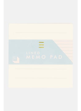Suck UK Lined Memo Pad, Ivory  - Image 1