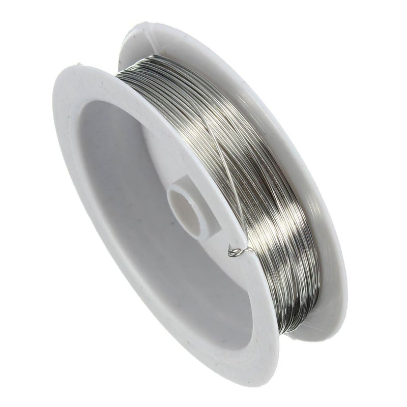 I Jewels Metallic String Wire Resistant Strong Line for Jewellery Making (0.3mm Pack Of 2) (Silver) - Image 2