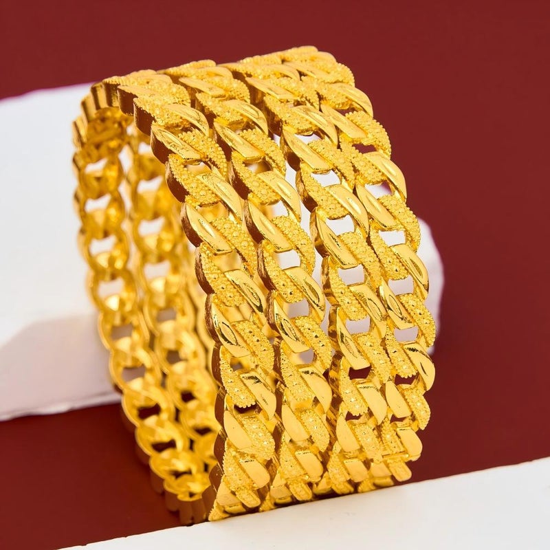 WU New Wu Diamond Gold Hollow Bracelet for Women - Elegant Buckle Wide Cuff, Versatile Cross-Border  Bestseller - Image 4
