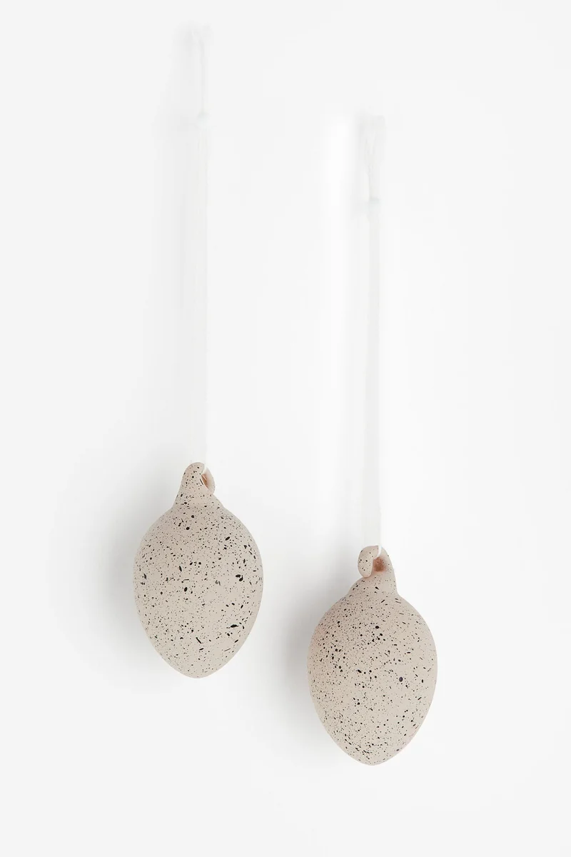 اتش اند ام ديكور زخرفي منقوش - عبوة من 2