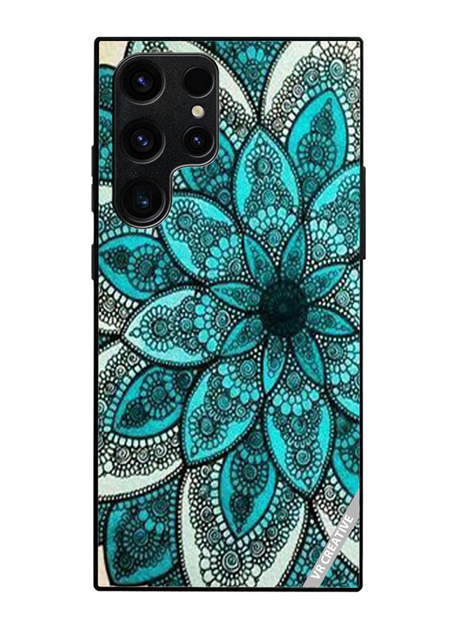 Protective Case Cover For Samsung Galaxy S25 Ultra Mandala Design Multicolour