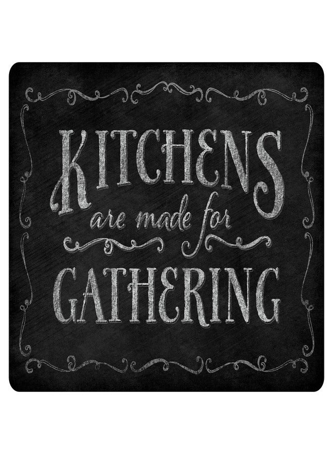Highland Graphics Chalk It Up Kitchens are Made for Gathering Tempered Glass Large Cutting Board by Highland Graphics - Image 1