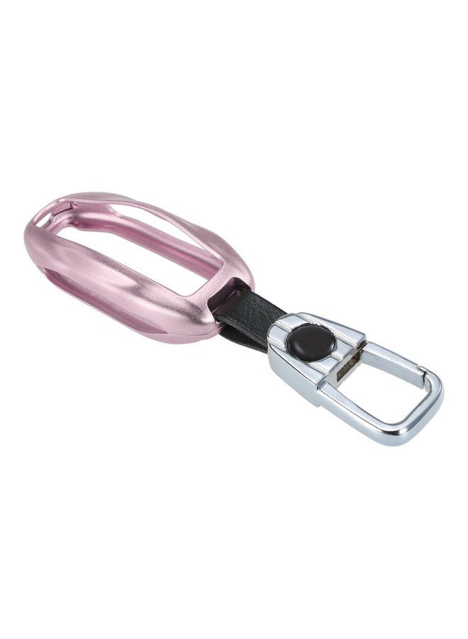 NIBEMINENT Aluminum Cover Case Key Protection Shell with Chain Replacement for Tesla Model 3/S - Image 1