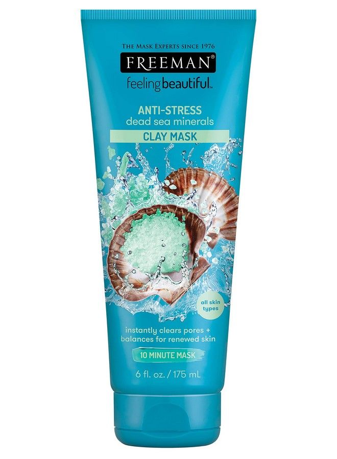 Freeman Feeling Beautiful Facial Antistress Mask Dead Sea Minerals 6 Oz (Pack Of 3) - Image 3