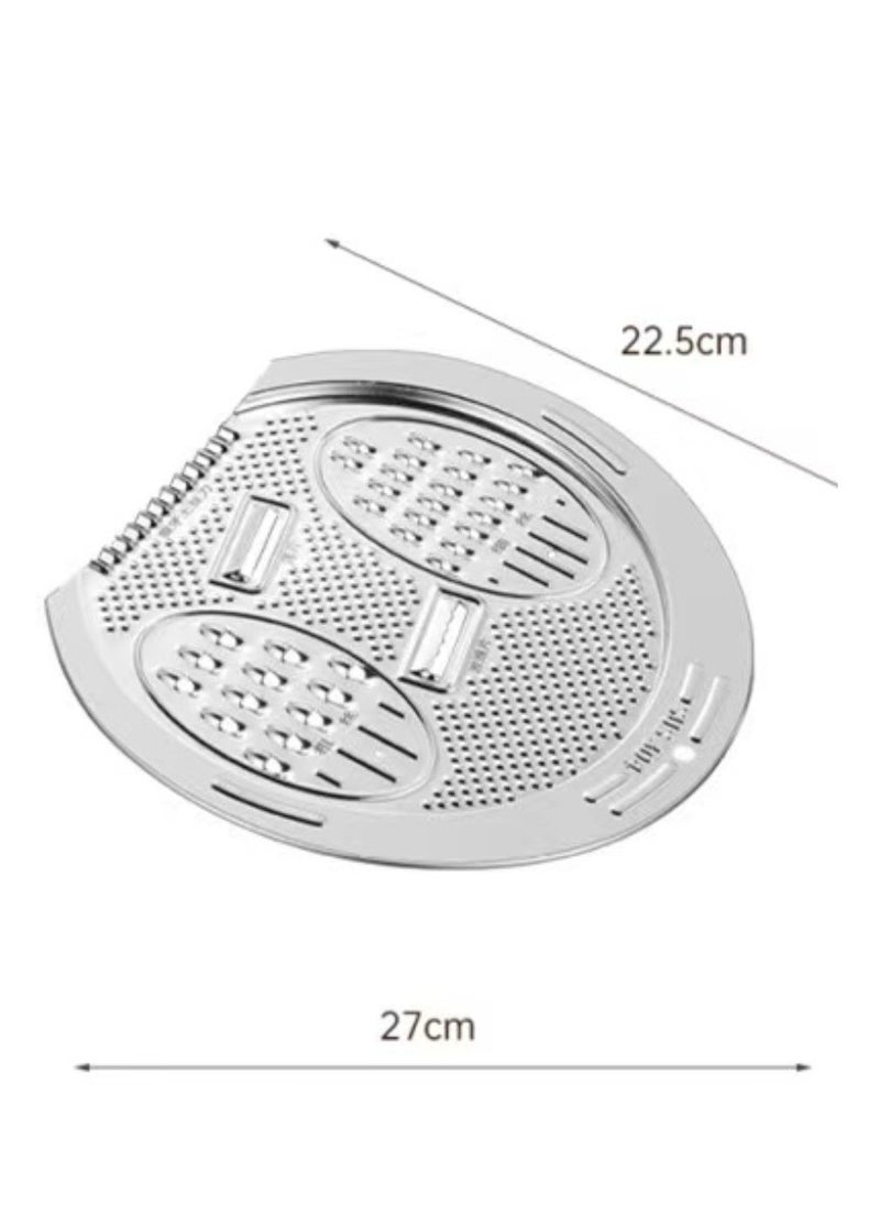 Laseta - A Multi-Function, 304 Stainless Steel Colander For Rice, Vegetables, Fruits, And Legumes, With integrated slant bottom - Image 1