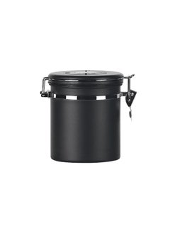 Y&D 1.2L Sealed Stainless Steel 304 Exhaust Breathing Coffee Preservation Round Storage Storage Jar  - Image 1