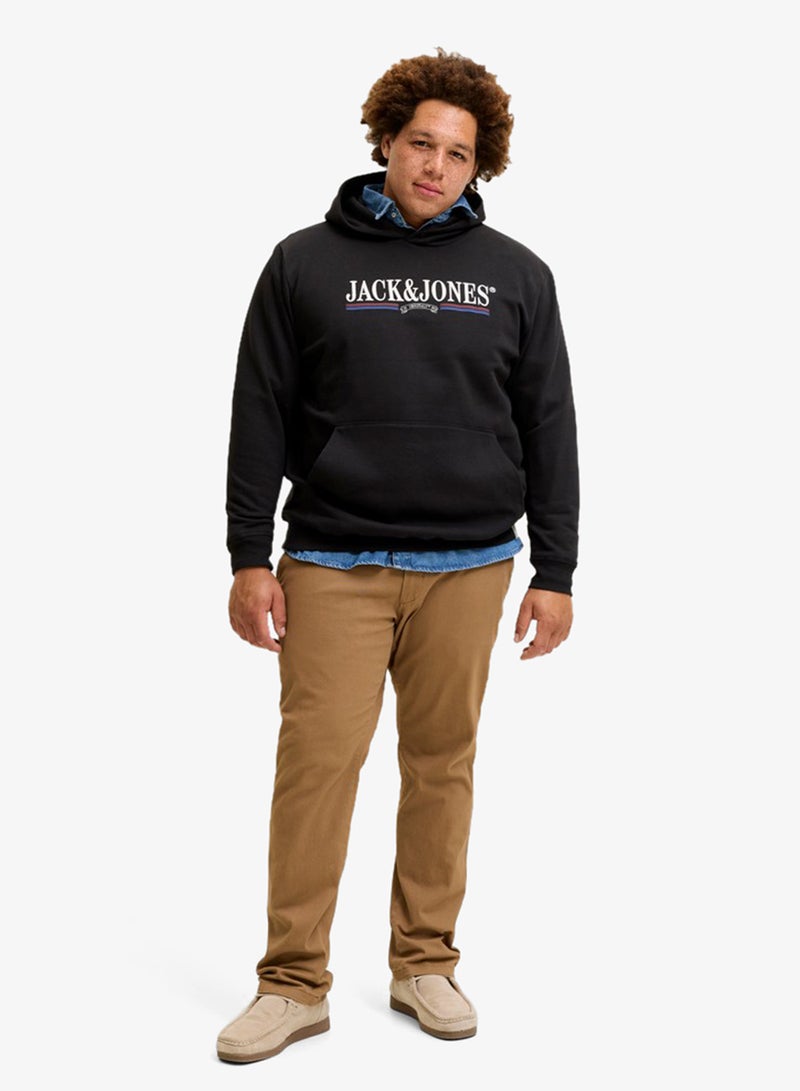 JACK & JONES Plus Size Graphic Pullover Hoodie - Image 5