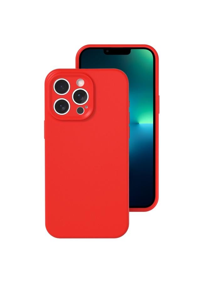 اس-توب جراب لهاتف iPhone 13 Pro بفتحة دقيقة من السيليكون السائل بلون هلامي وتغطية كاملة - Image 1