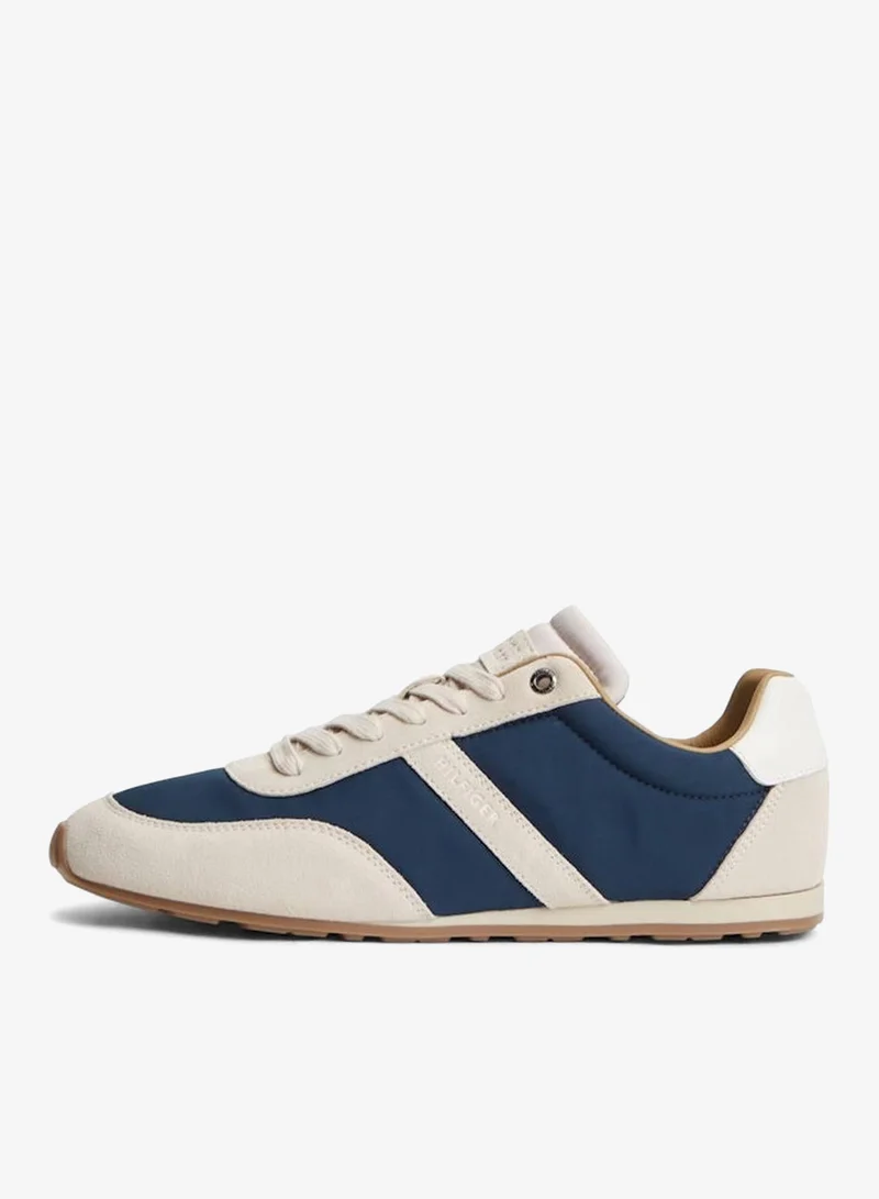 Tommy Hilfiger Desert Sky/Classic Stone Textile Low Profile Trainers for Men | Best Price UAE