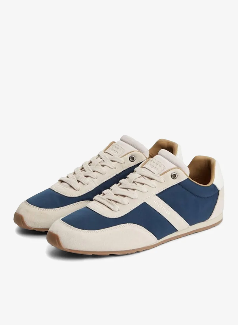Tommy Hilfiger Desert Sky/Classic Stone Textile Low Profile Trainers for Men | Best Price UAE