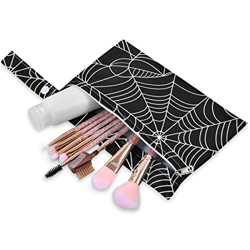 KEEPREAL Halloween Spider Web 2pcs Waterproof Wet Bag Diaper Wet Bags Large Capacity Washable Reusable for Wet Swimsuits,Dirty Gym Clothes, Diapers,Electronics,Toiletries. - Image 2