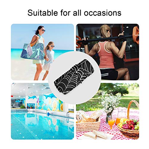 KEEPREAL Halloween Spider Web 2pcs Waterproof Wet Bag Diaper Wet Bags Large Capacity Washable Reusable for Wet Swimsuits,Dirty Gym Clothes, Diapers,Electronics,Toiletries. - Image 5