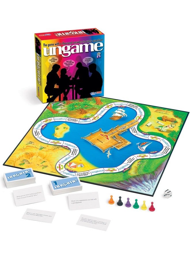 TaliCor The Ungame - Non-competitive Communication Game - Encourages Emotional Connection, Communication, and Listening - For Families, Couples, and Groups - Great for Therapists, Teachers, and Counselors - Image 1