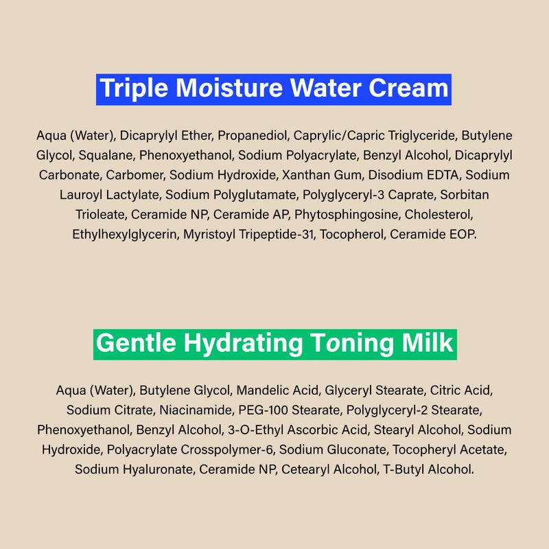 Coats Healthy Skin Heroes â€“ Hydrating Toning Milk 4.2 oz & Triple Moisture Water Cream 2.5 oz â€“ All-Day Hydration for Smooth, Dewy & Plump Skin - Image 5