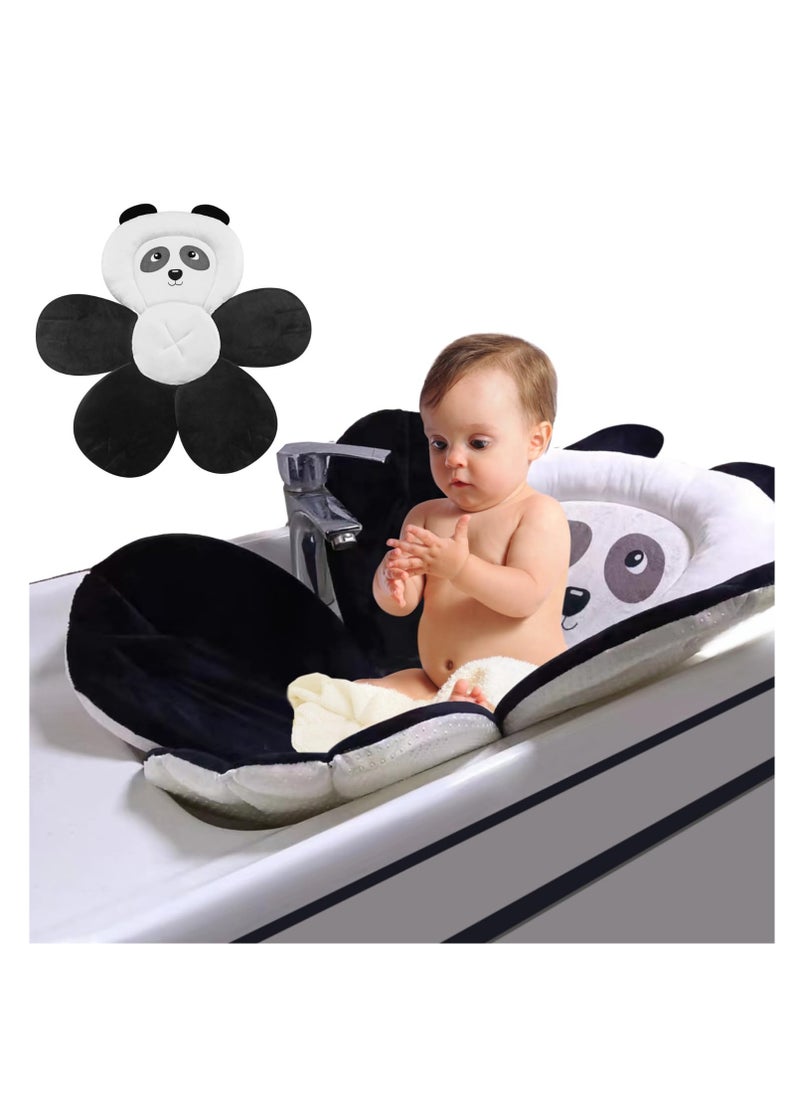 Baby Bath Pad for Sink, Soft Panda Cushion Mat Bath Seat for Sink Bathtub, Essentials Shower Gift for Infant Newborn, Black - pzsku/ZFCB9BAFA6BF8EABF3B2BZ/45/_/1721372679/f39fa15c-fddf-48e3-ad0a-69c9028d8570