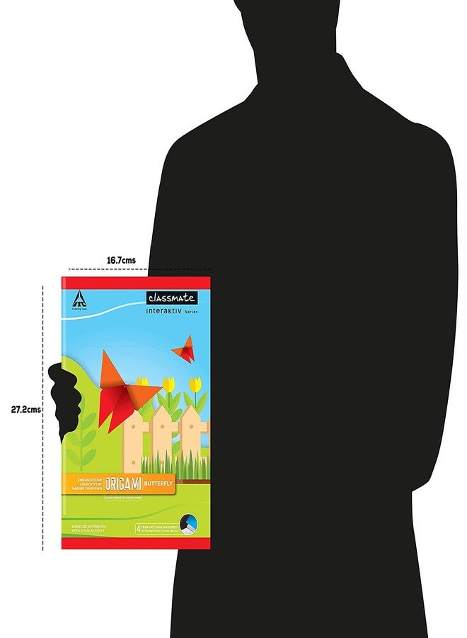 Classmate Origami Longbook - Single Line,272 X 167Mm, 172 Pages, Pack Of 12 - Image 3
