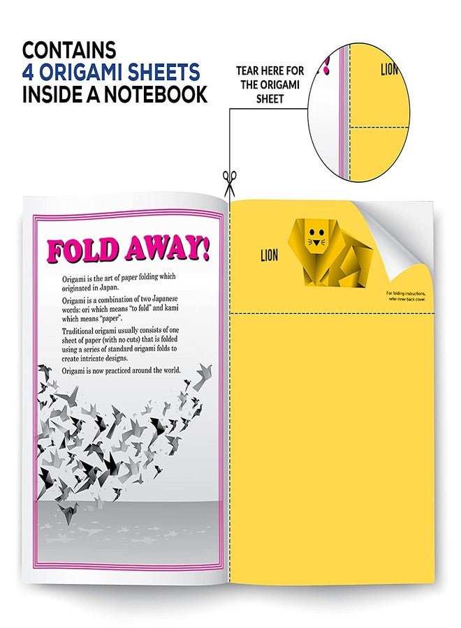 Classmate Origami Longbook - Single Line,272 X 167Mm, 172 Pages, Pack Of 12 - Image 4