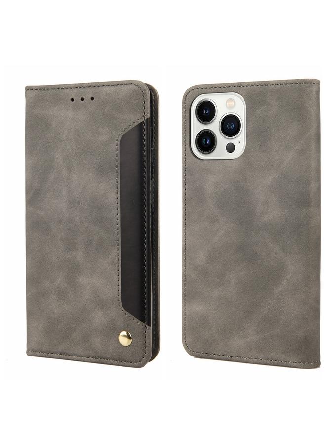 اس-توب جراب لهاتف iPhone 15 Pro Max مصنوع من الجلد المرن الملمس - Image 1