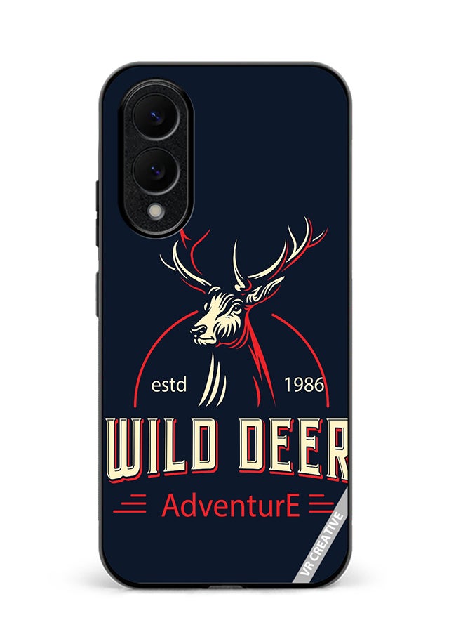 Protective Case Cover For Samsung Galaxy S25 Edge Wild Deer Design Multicolour