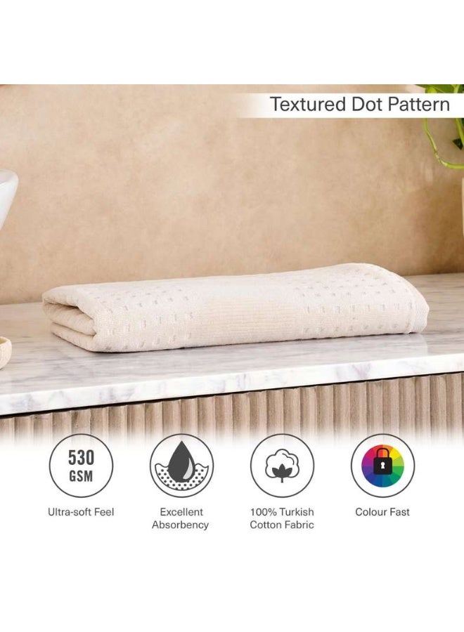 Pan Home Siesta Velour Hand Towel - Cream - Image 5
