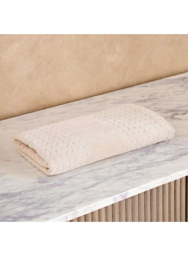 Pan Home Siesta Velour Hand Towel - Cream - Image 2