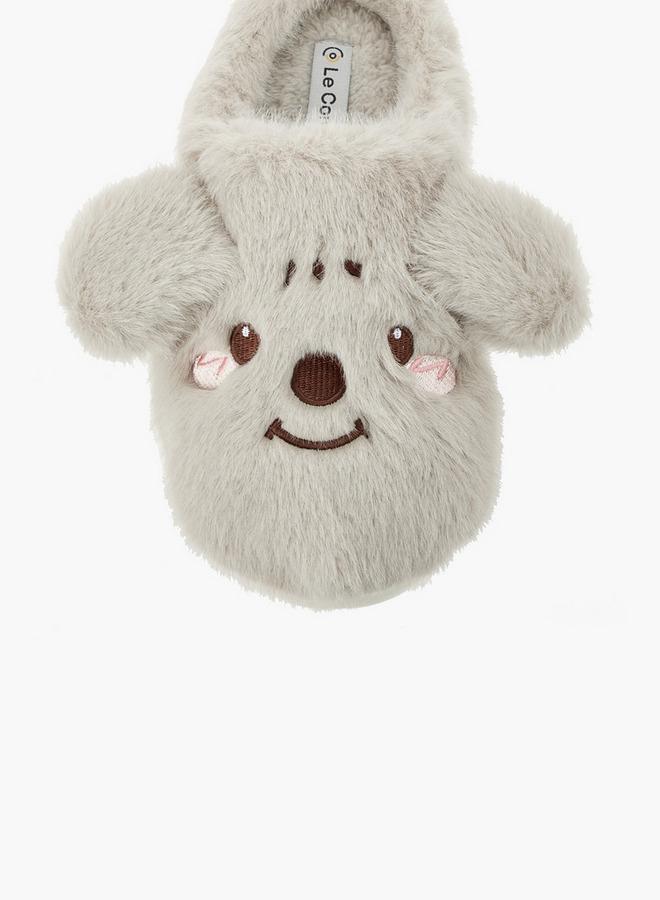 Le Confort Women Bear Embroidered Bedroom Slides - Image 4