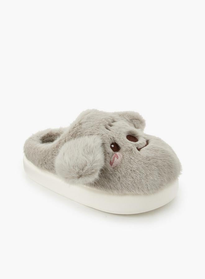 Le Confort Women Bear Embroidered Bedroom Slides - Image 2