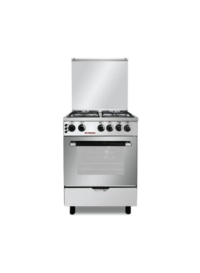 Fresh Rainbow Cooker, 4 Burners, 60 x 60 cm, RAINBOW 17611 - Silver