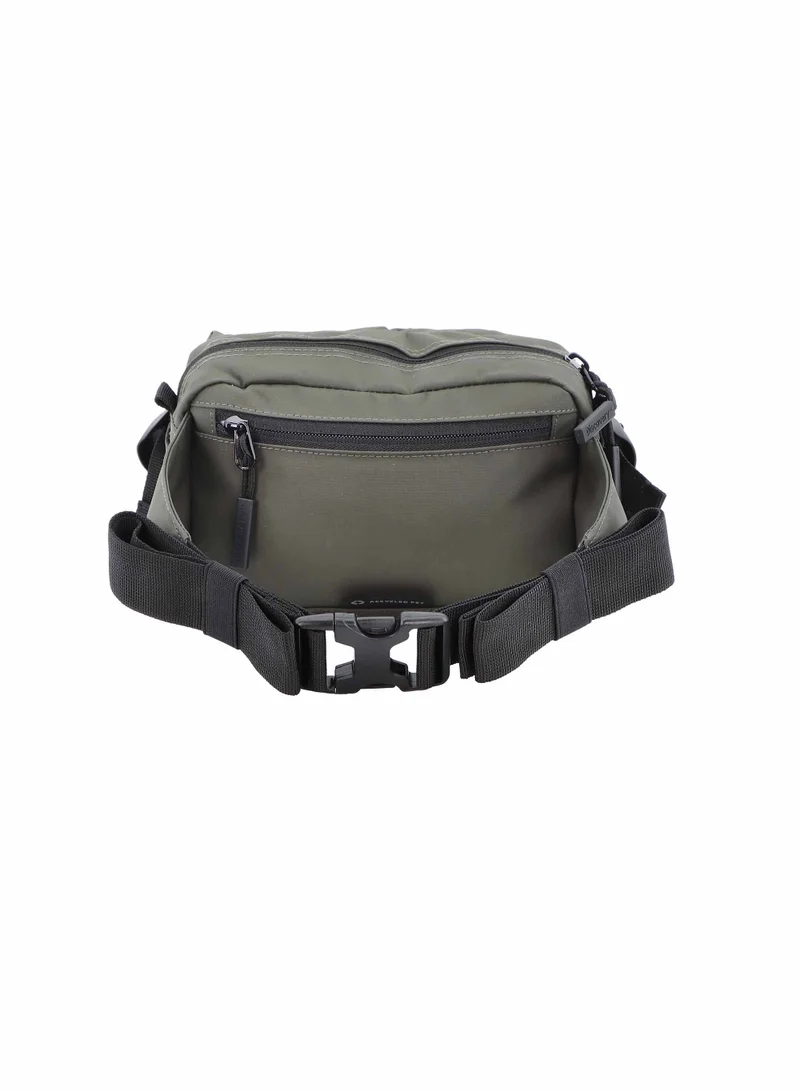 Discovery Discovery SHIELD RPET Polyester Waist Bag Khaki(Beige), Hip Bag With Adjustable Strap, RFID Pocket, Suitable For Travel, Outdoors, Gym, Hiking For Men And Women