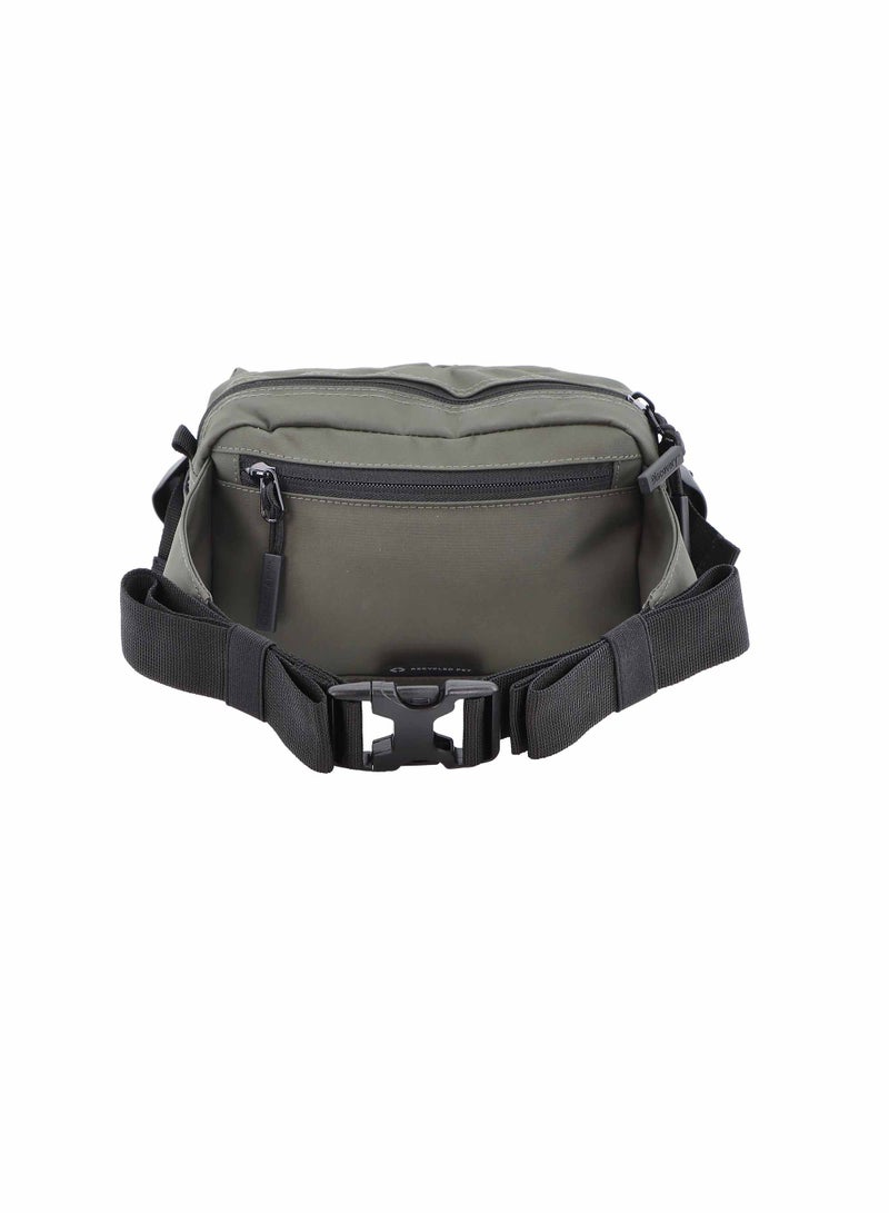 Discovery Discovery SHIELD RPET Polyester Waist Bag Khaki(Beige), Hip Bag With Adjustable Strap, RFID Pocket, Suitable For Travel, Outdoors, Gym, Hiking For Men And Women  - Image 4