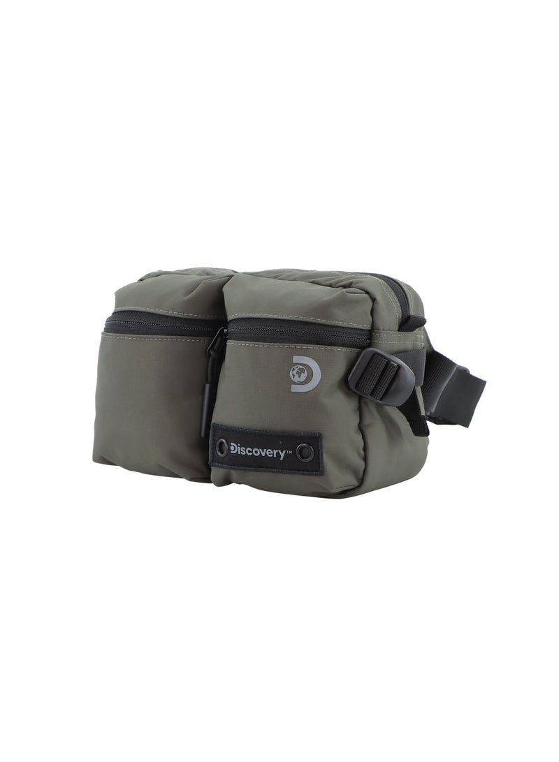 Discovery Discovery SHIELD RPET Polyester Waist Bag Khaki(Beige), Hip Bag With Adjustable Strap, RFID Pocket, Suitable For Travel, Outdoors, Gym, Hiking For Men And Women  - Image 2