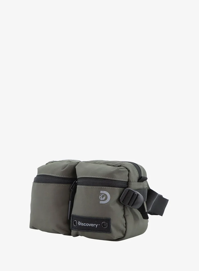 Discovery Discovery SHIELD RPET Polyester Waist Bag Khaki(Beige), Hip Bag With Adjustable Strap, RFID Pocket, Suitable For Travel, Outdoors, Gym, Hiking For Men And Women