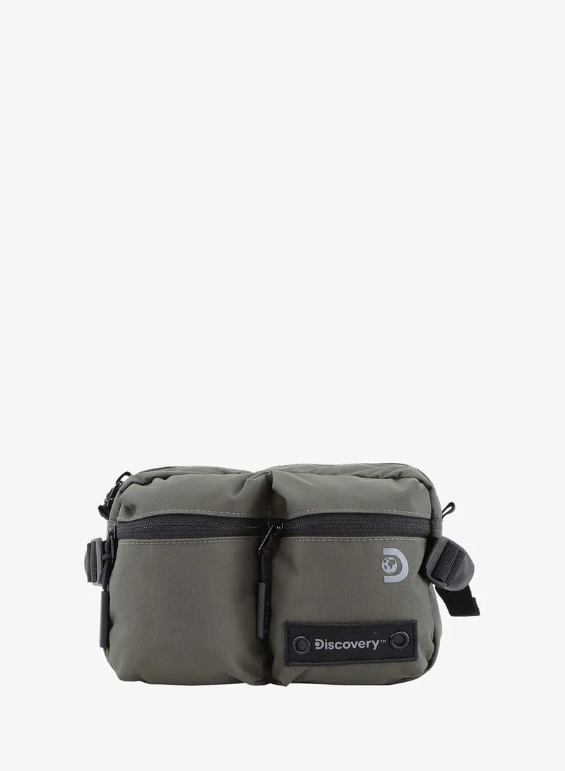 Discovery Discovery SHIELD RPET Polyester Waist Bag Khaki(Beige), Hip Bag With Adjustable Strap, RFID Pocket, Suitable For Travel, Outdoors, Gym, Hiking For Men And Women