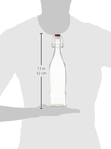 Kilner Square Swing Top Glass Bottle | 1L - Image 3