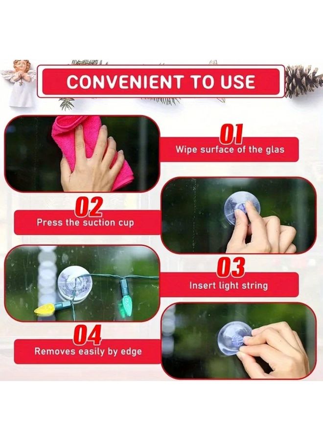 40pcs Strong Adhesive Suction Cup Hooks Reusable Removable Wall Hangers For Home Kitchen Office Organization - Image 4