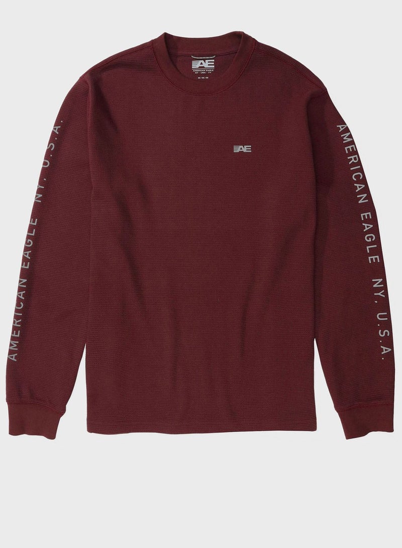 American Eagle Logo Crew Neck Sweatshirt - Image 3