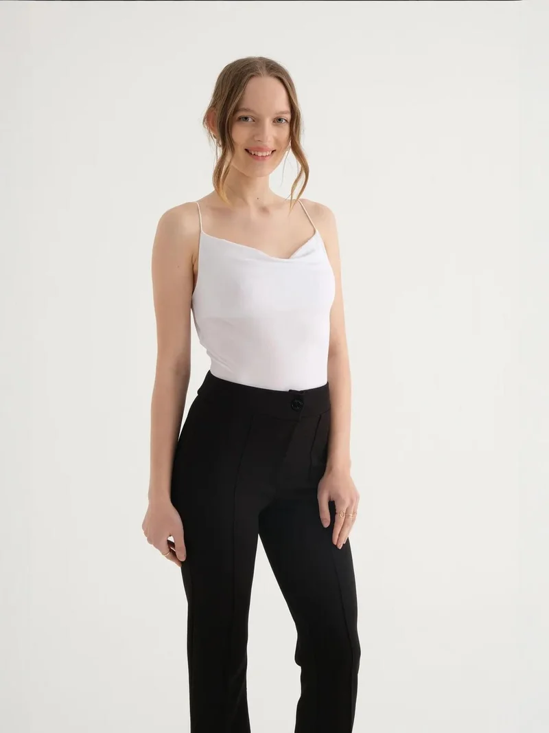 HICCUP Spaghetti Strap Ruched Cami Top