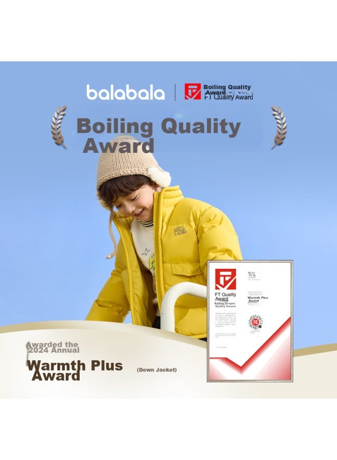 Children'S Down Jacket, Boys And Girls Puffer Coat Winter Stand-Collar Outerwear, Printed, 208424107240