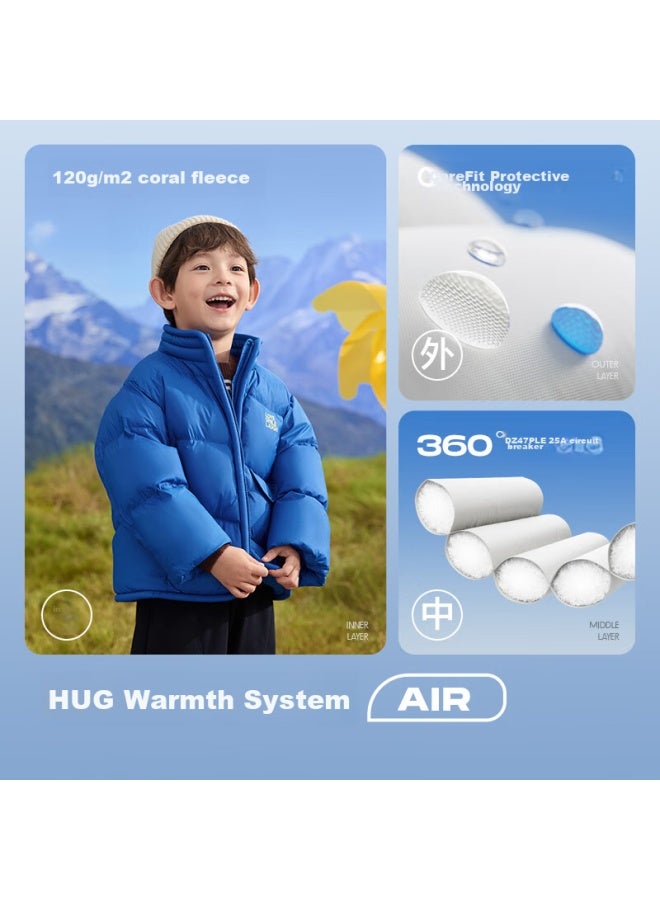 Children'S Down Jacket, Boys And Girls Puffer Coat Winter Stand-Collar Outerwear, Printed, 208424107240