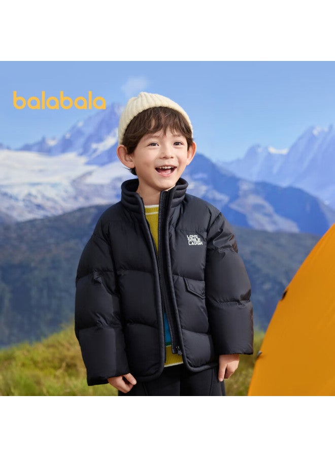 Children'S Down Jacket, Boys And Girls Puffer Coat Winter Stand-Collar Outerwear, Printed, 208424107240